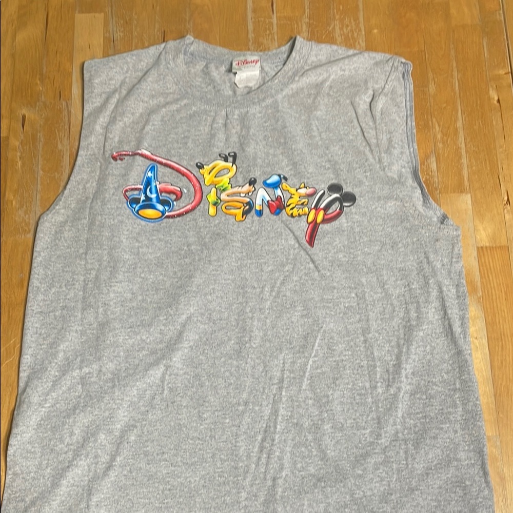 Vintage Disney character spell out tank top